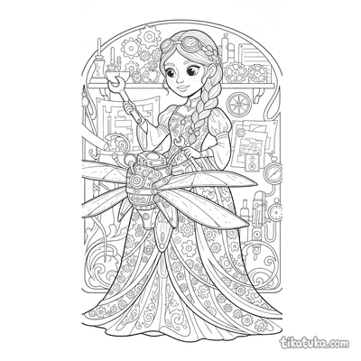 Steampunk Princess Inventor