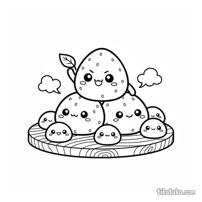Strawberry Mochi Trio Balancing Act