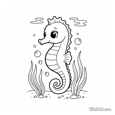 Seahorse in Sunbeams