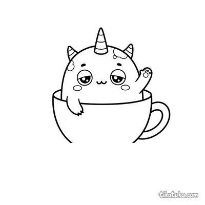 Tiny Monster in a Teacup