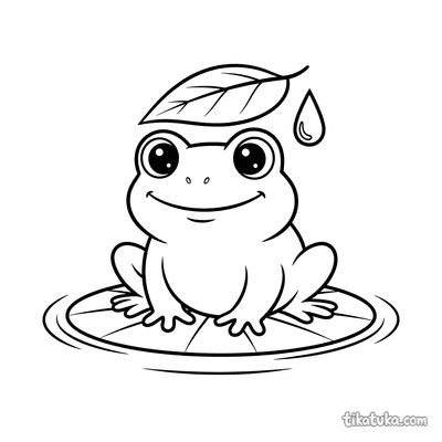 Frog on a Lily Pad