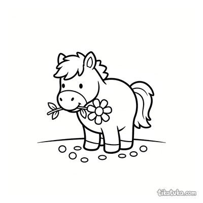 Little Pony Taking a Bow