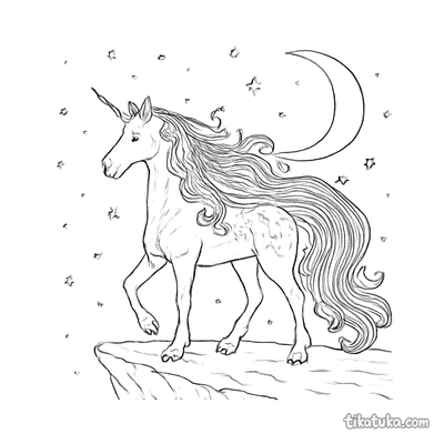 Unicorn with Galaxy Mane