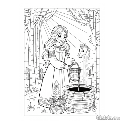 Girl at the Well of Living Water