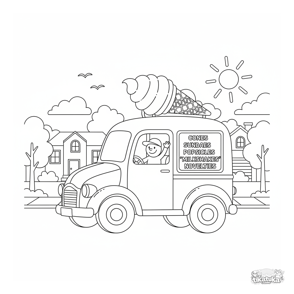 Vintage Ice Cream Truck