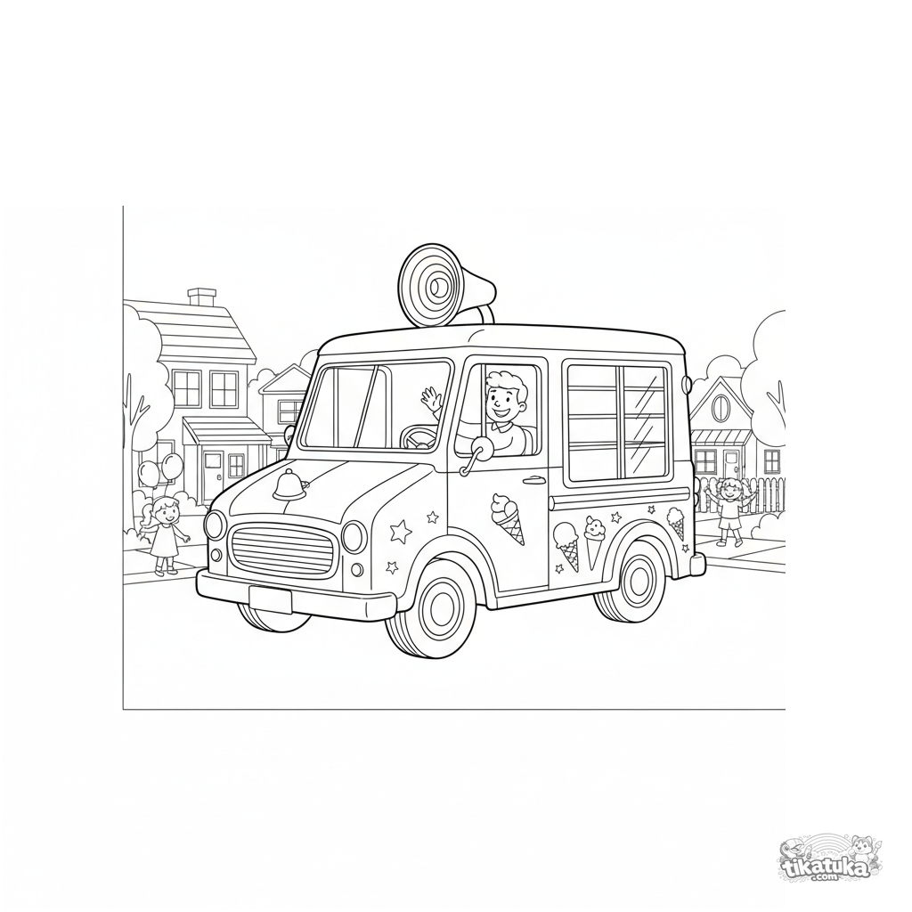 Vintage Ice Cream Truck