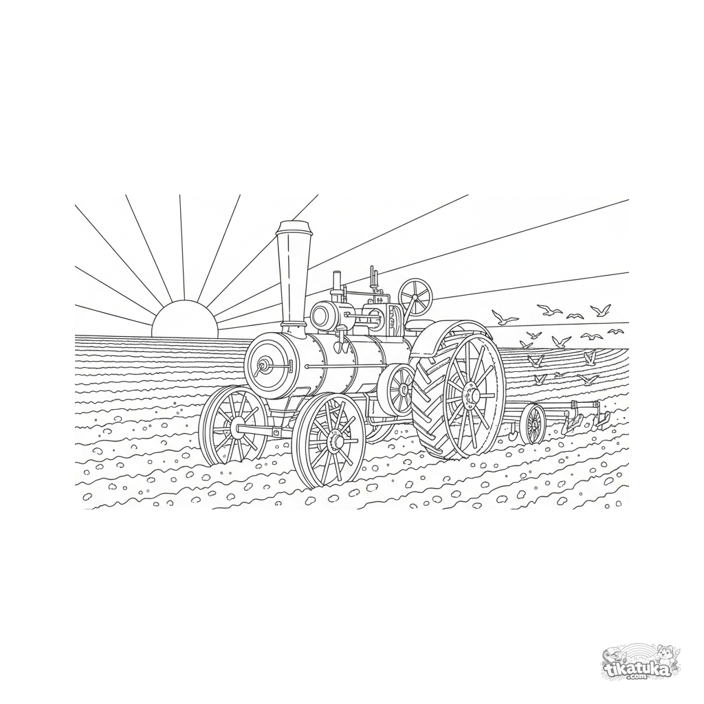 Vintage Steam Tractor