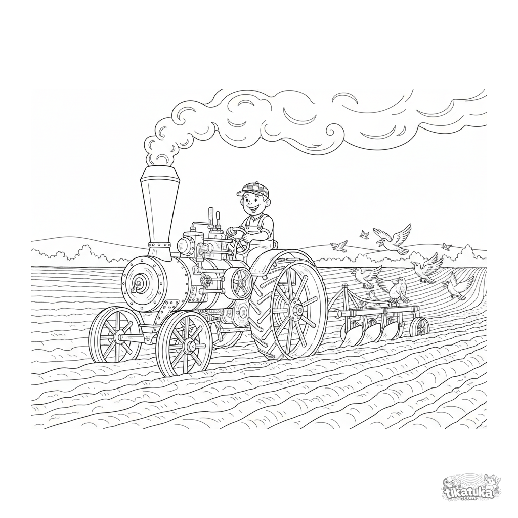 Vintage Steam Tractor