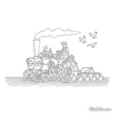 Vintage Steam Tractor