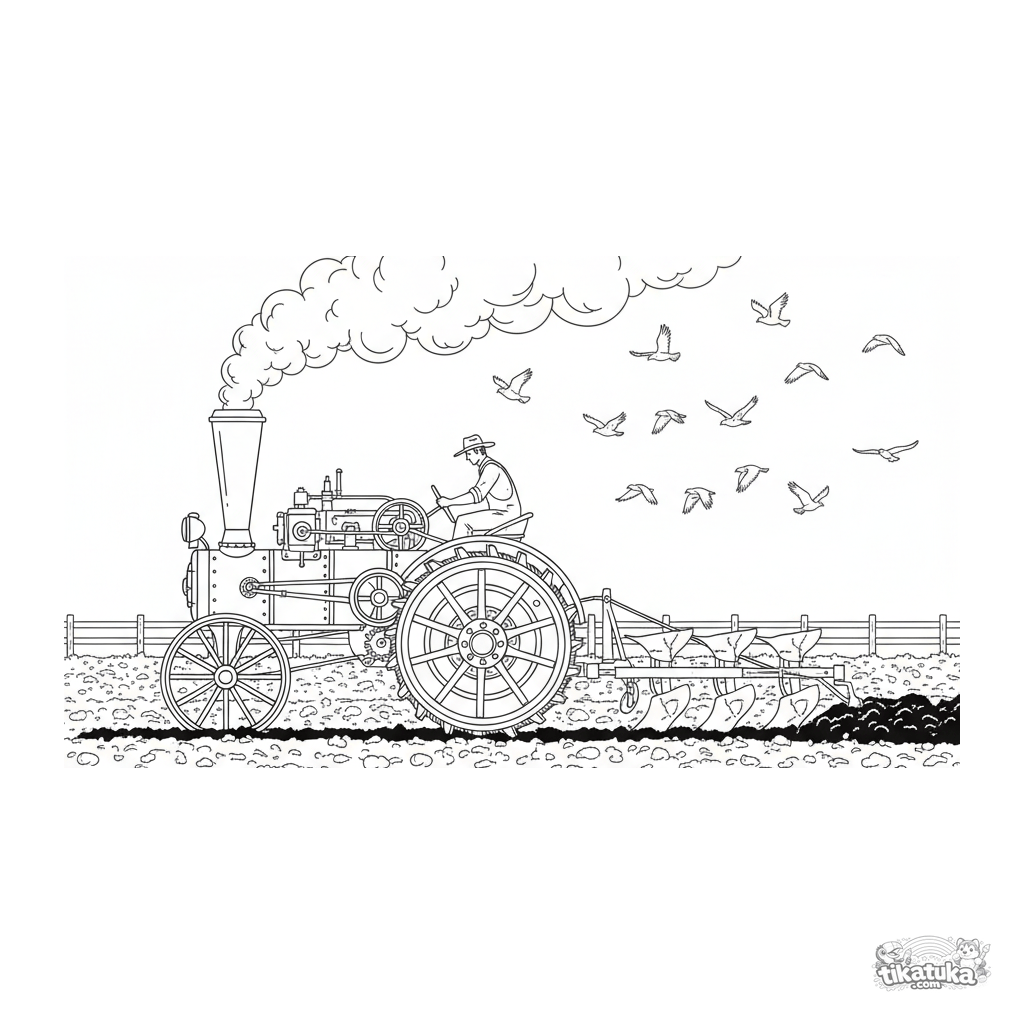 Vintage Steam Tractor