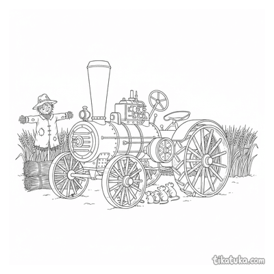 Vintage Steam Tractor