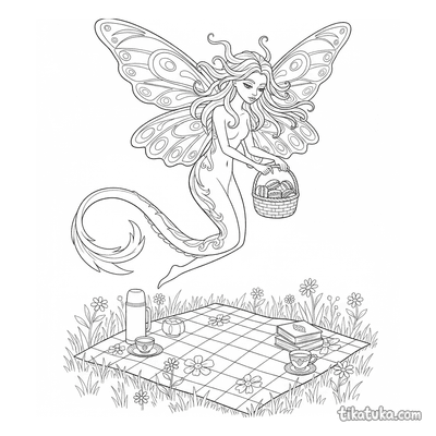 Winged Monster Delivering Macarons