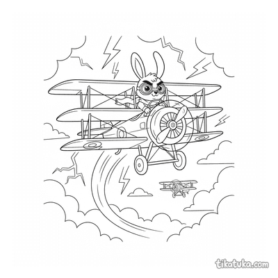 WWI Triplane Dogfight