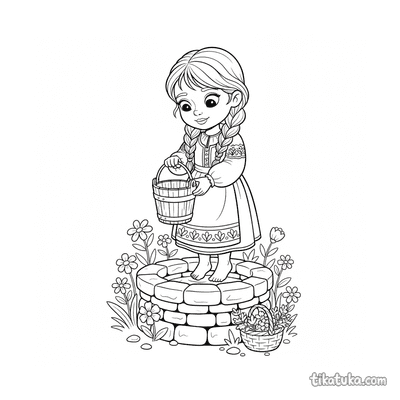 Girl at the Well of Living Water