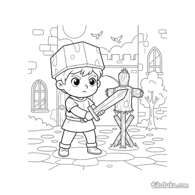 Young Knight in Training