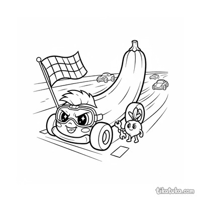 Zucchini Racer at the Start